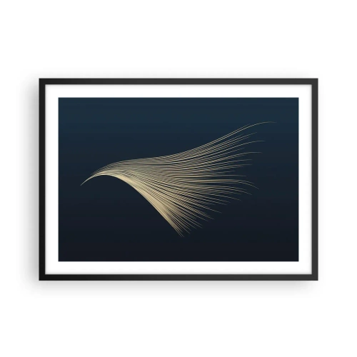 Plakat i sort ramme - Som en engels hår - 70x50 cm