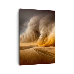 Lærredstryk - Billede på lærred - Ørkenens vrede - 50x70 cm
