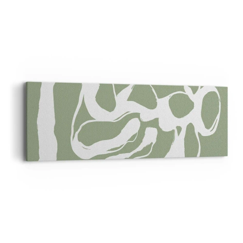 Lærredstryk - Billede på lærred - Rummets kald - 90x30 cm