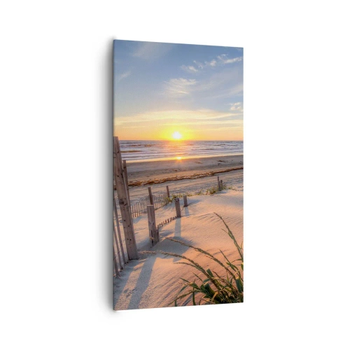 Lærredstryk - Billede på lærred - Vindens blænding og skygge - 65x120 cm