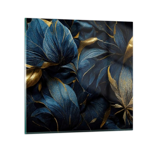 Billede på glas - Foret med guld - 30x30 cm