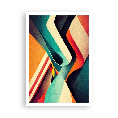 Plakat - Intens komposition - 70x100 cm