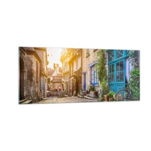 Billede på glas - Byens hvide spøgelse - 100x40 cm