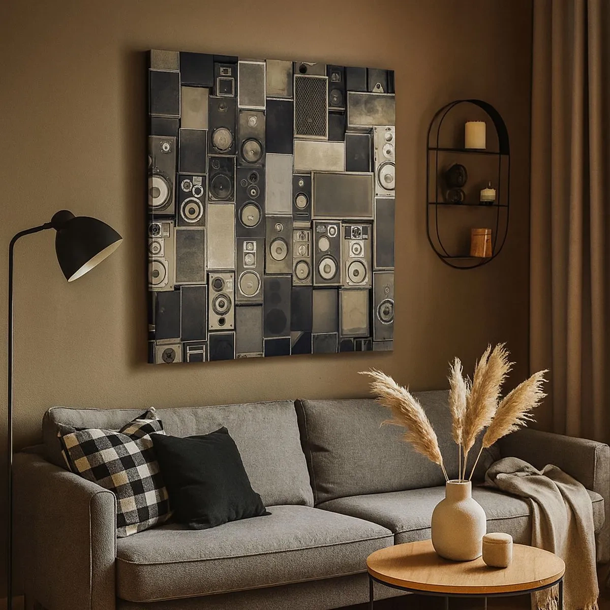 Lærredstryk - Billede på lærred - Og alt er i orden - 30x30 cm