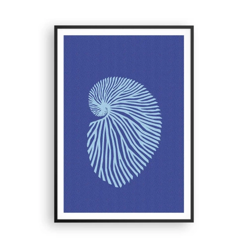 Plakat i sort ramme - Fødsel af en skal - 70x100 cm