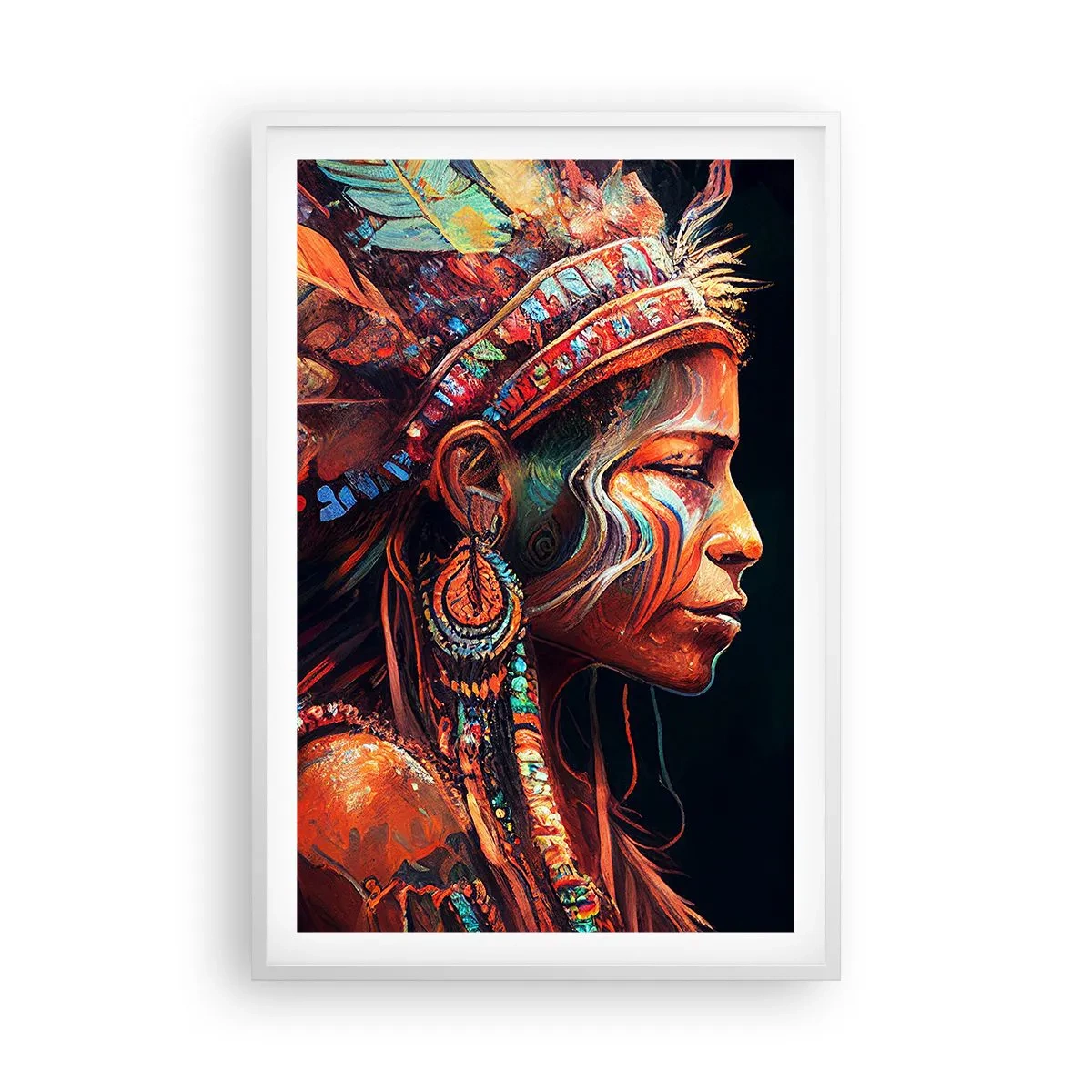 Plakat i hvid ramme - Et magisk ritual - 61x91 cm