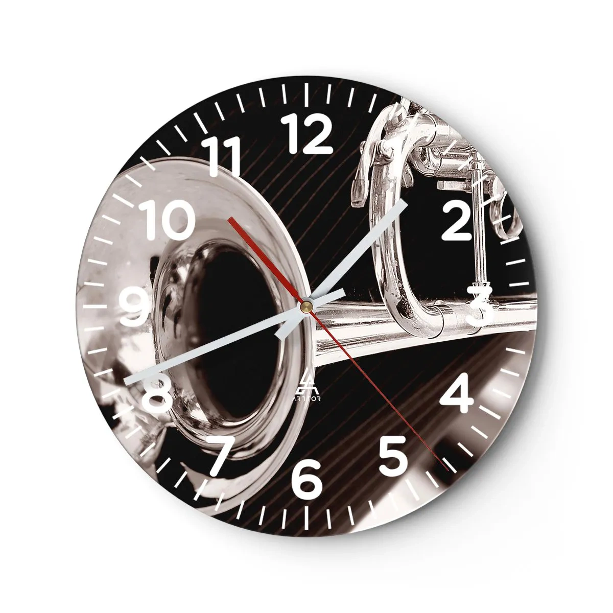 Vægur, Uret - En musikalsk rejse til 1930'erne. - 30x30 cm