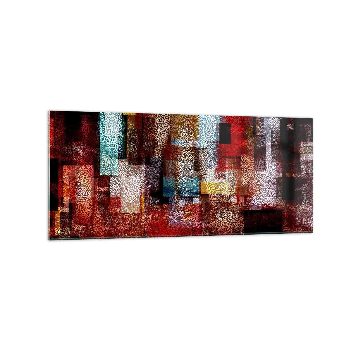 Billede på glas - Forvirring med forvirring - 120x50 cm