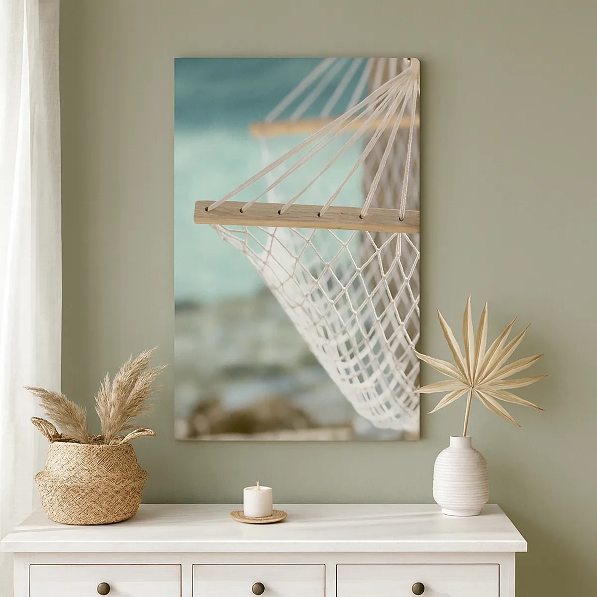 Lærredstryk - Billede på lærred - Tid til afslapning - 50x70 cm