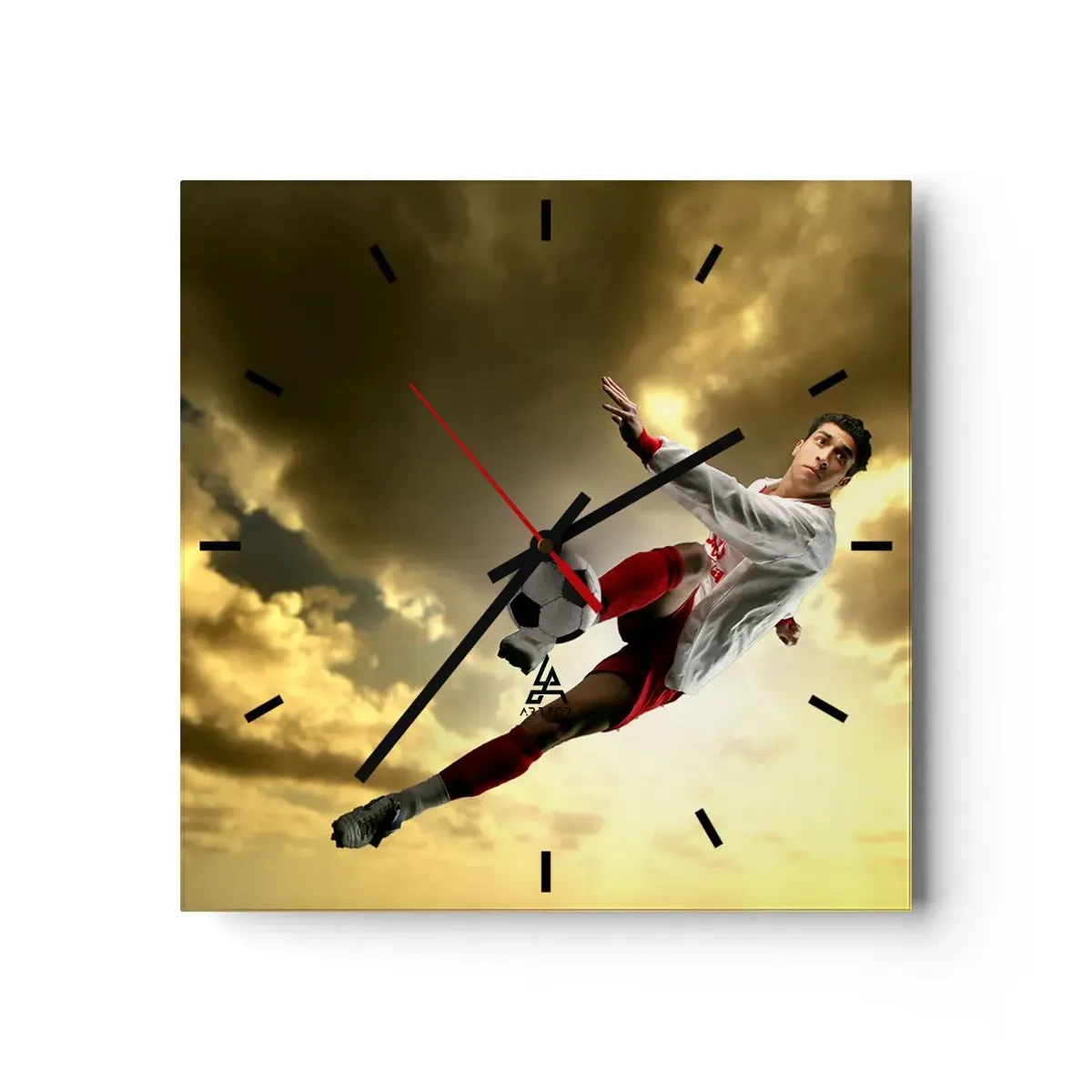 Vægur, Uret - Fodboldhimlen - 40x40 cm
