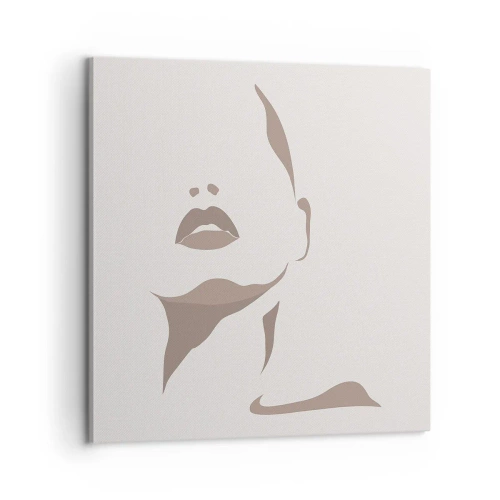 Lærredstryk - Billede på lærred - Skabt af lys og skygge - 60x60 cm