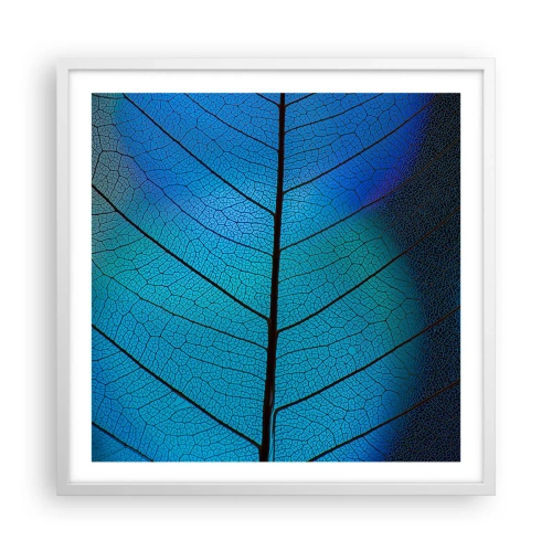 Plakat i hvid ramme - Indviklet konstruktion - 60x60 cm