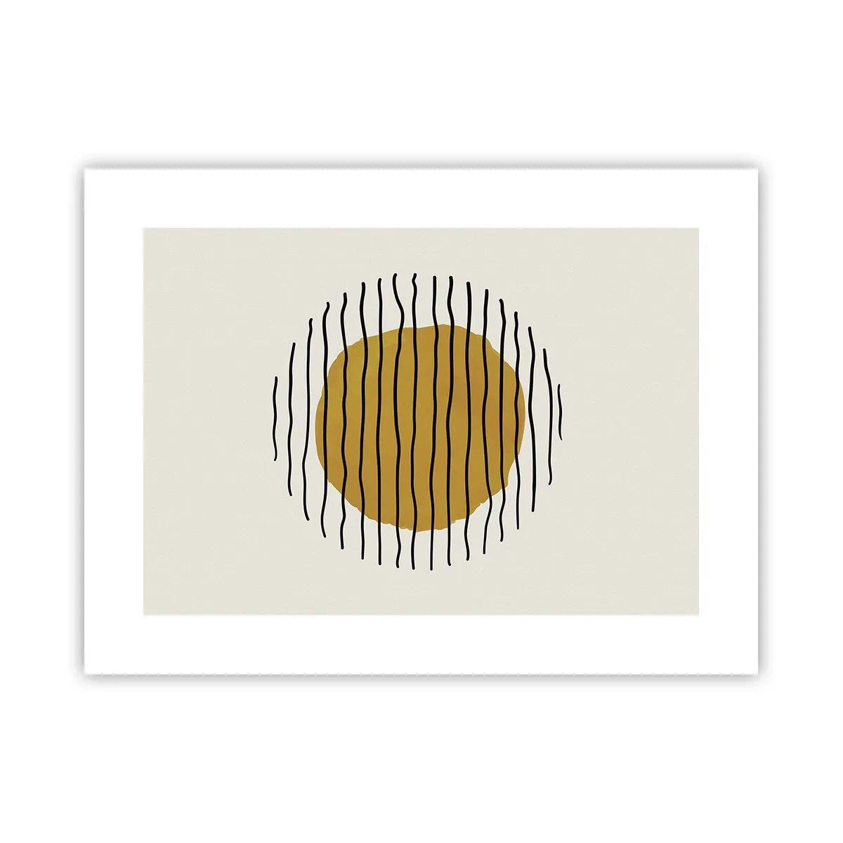 Plakat - Abstraktion, der skælver af varme - 40x30 cm