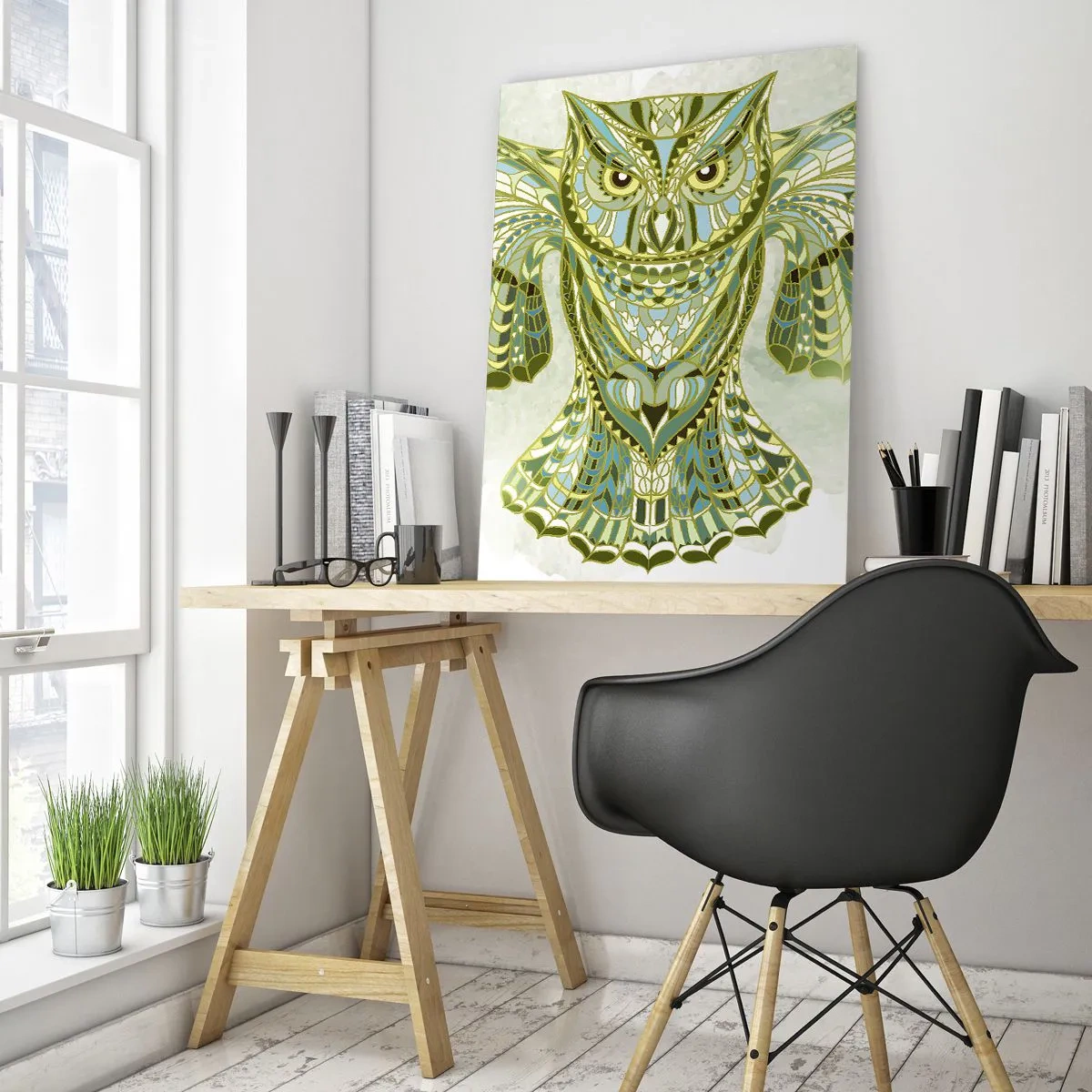 Billede på glas - Fra en keltisk hellig lund - 50x70 cm