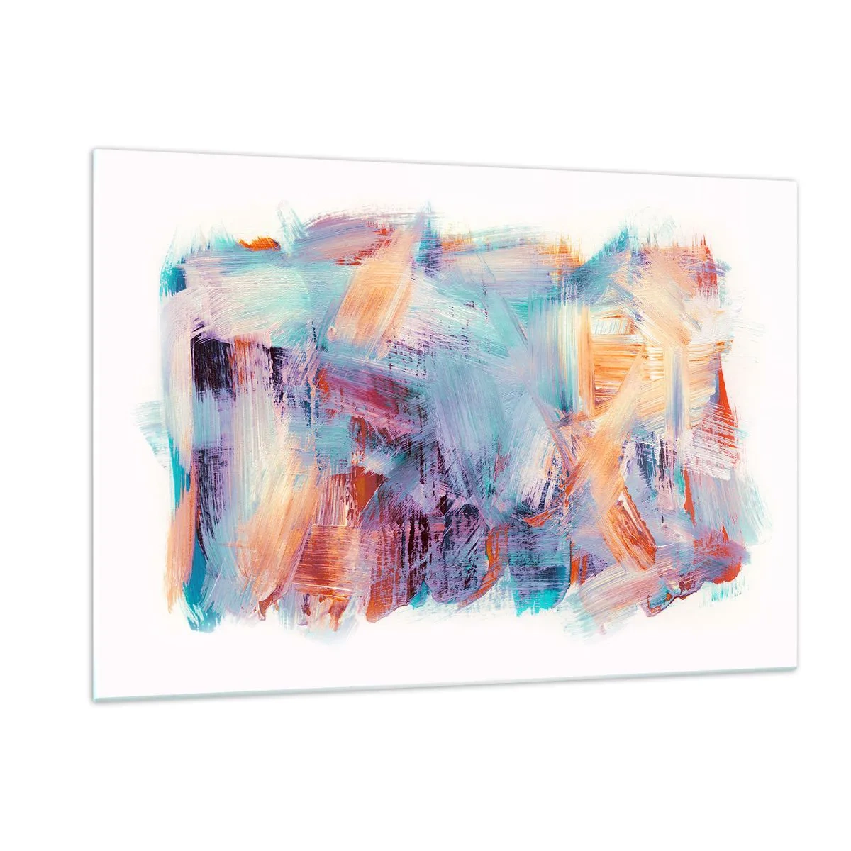 Billede på glas - Farverigt rod - 120x80 cm