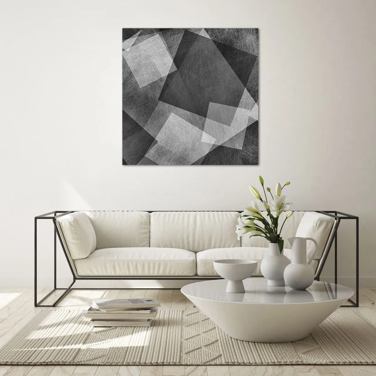 Billede på glas - Et evigt symbol på bestandighed og orden - 50x50 cm