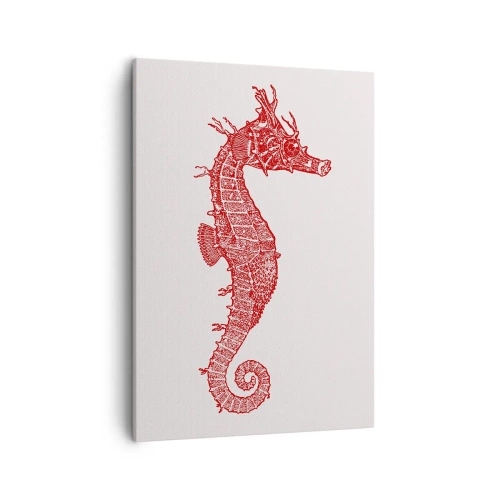 Lærredstryk - Billede på lærred - En indviklet skabelse - 50x70 cm