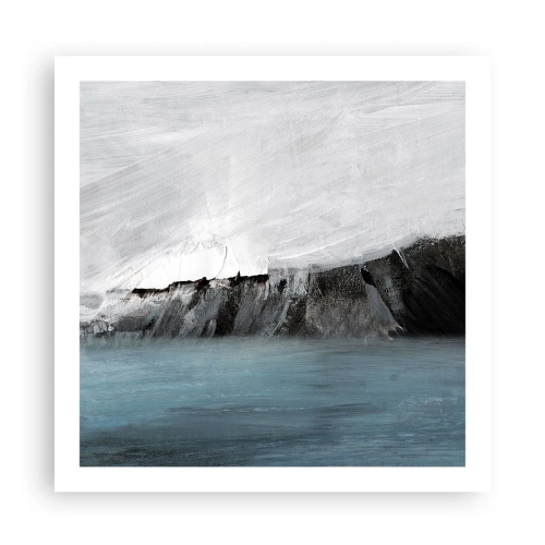 Plakat - Vand - jord: et sammenstød mellem elementerne - 60x60 cm
