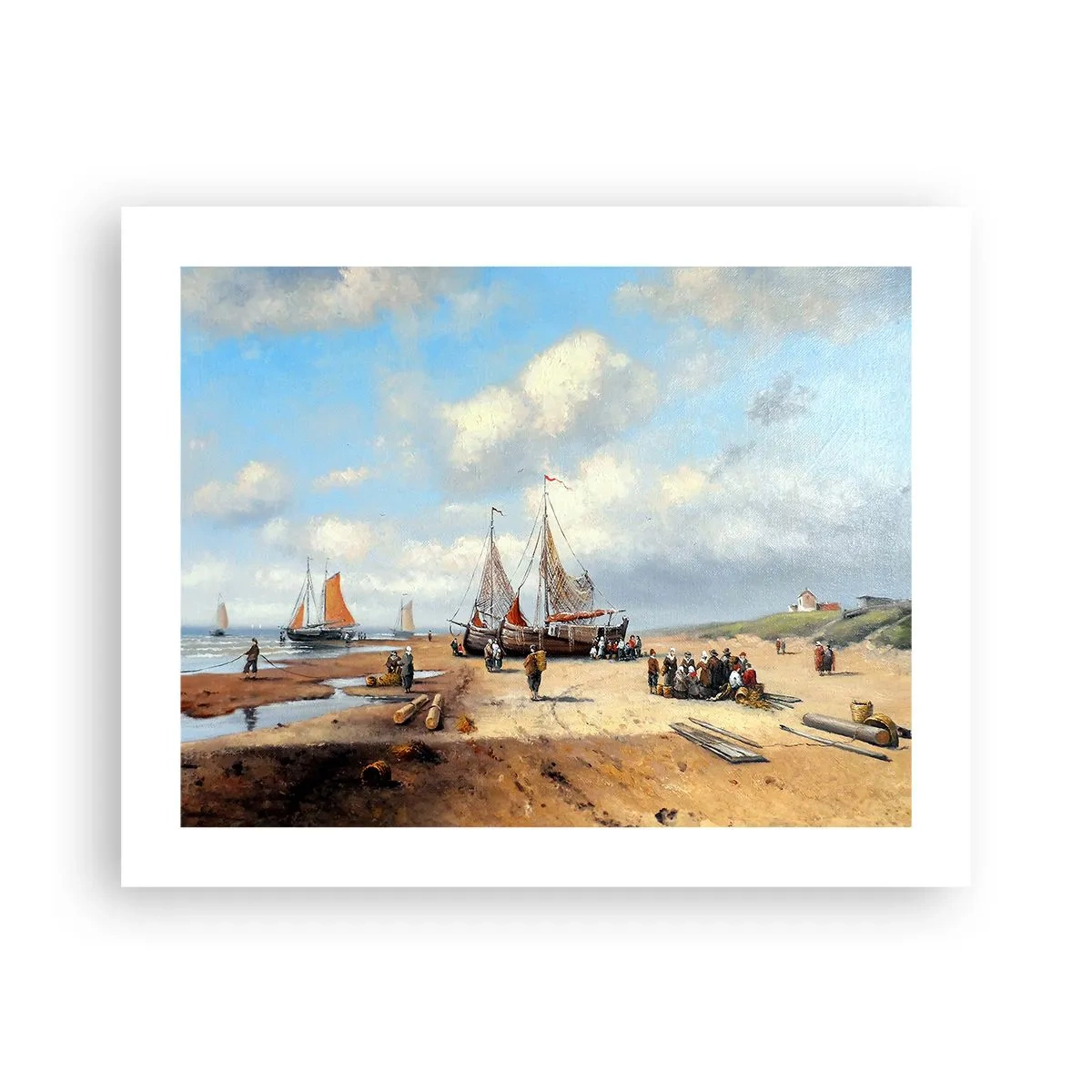 Plakat - Efter en vellykket fangst - 50x40 cm