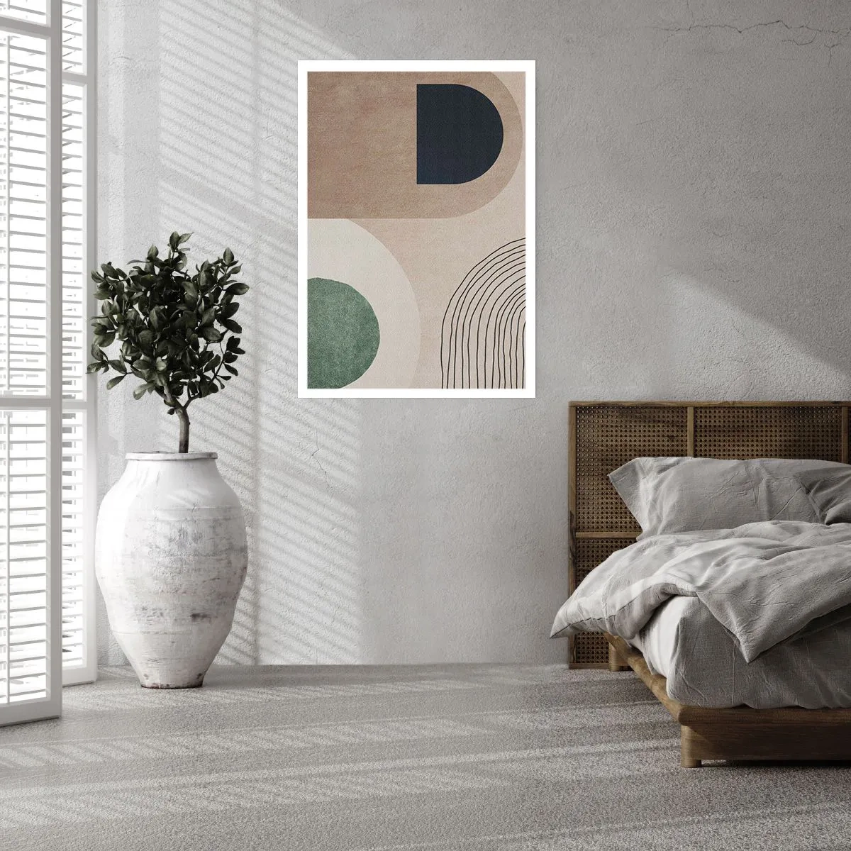 Plakat - Blidheden i en oval - 40x50 cm