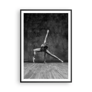 Plakat i sort ramme - Idealet om balance - 70x100 cm