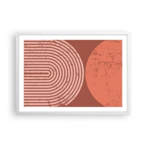 Plakat i hvid ramme - Tæt forhold - 70x50 cm