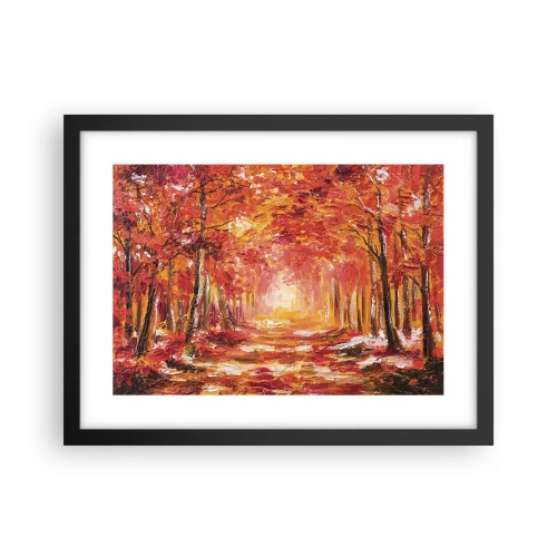 Plakat i sort ramme - Kobberskov - 40x30 cm