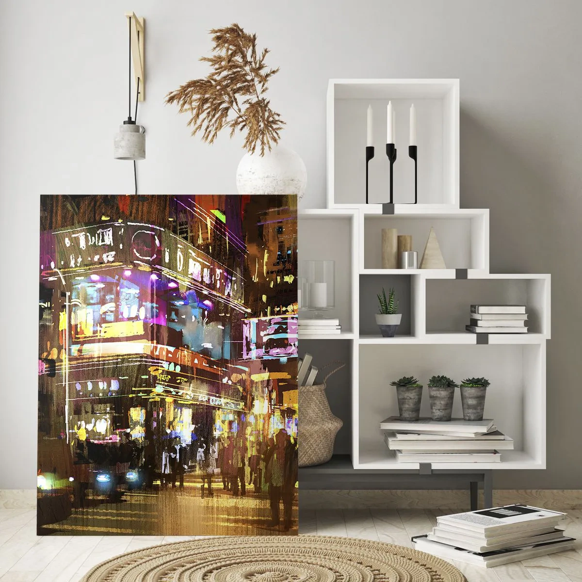 Billede på glas - I et hav af lys - 70x100 cm