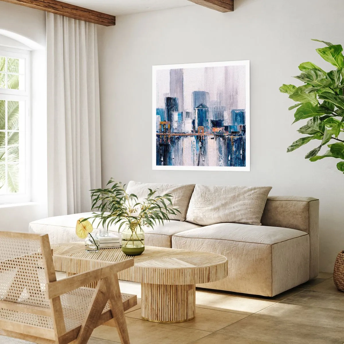 Plakat - Indtryk fra New York - 60x60 cm