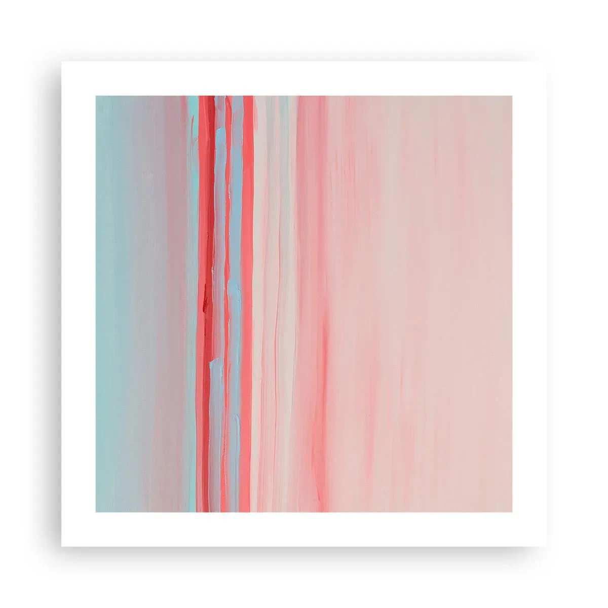 Plakat - Abstraktion ved daggry - 50x50 cm