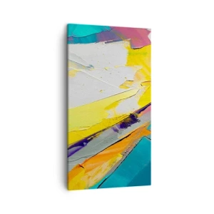 Lærredstryk - Billede på lærred - Lysets anatomi - 45x80 cm