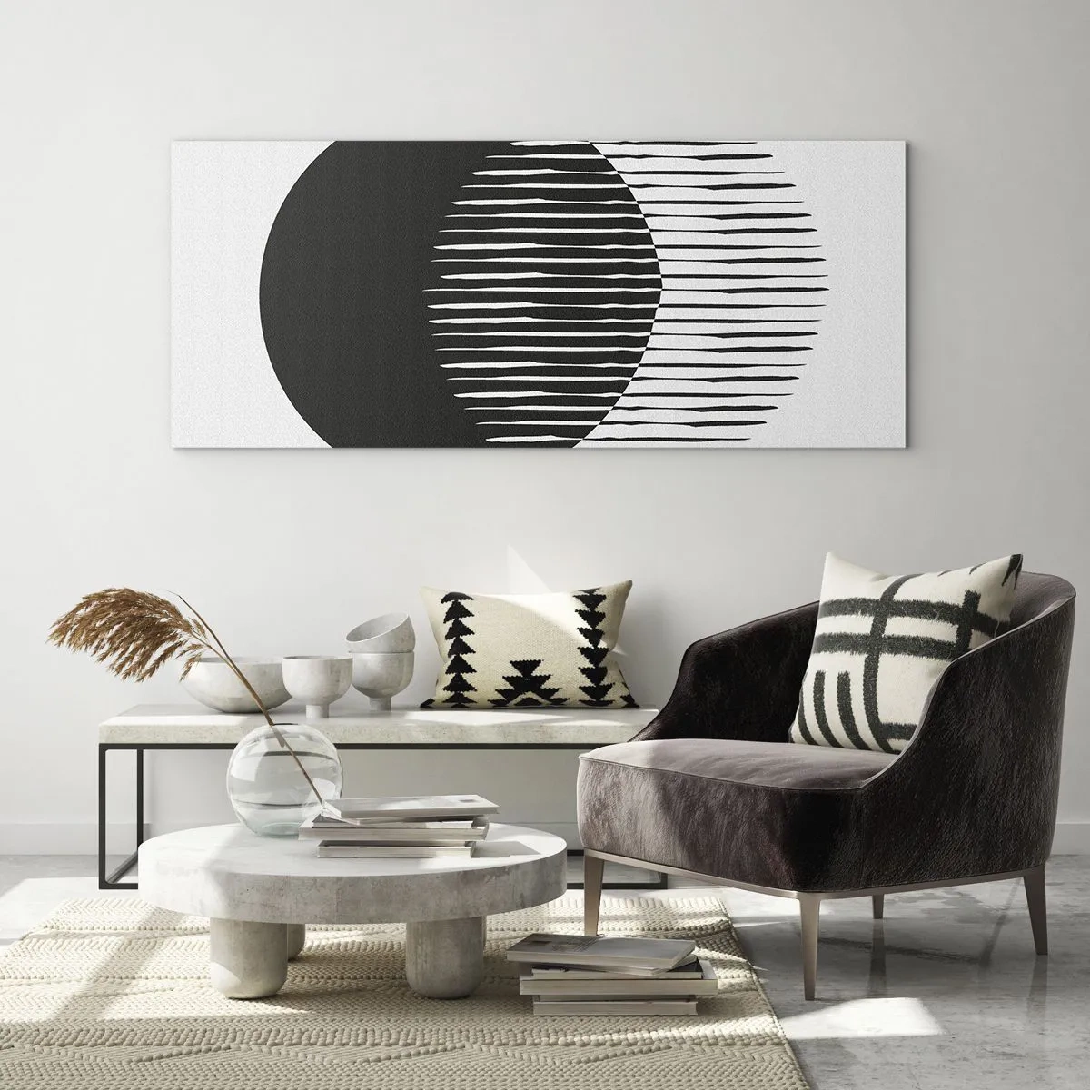 Billede på glas - Hans alter ego - 100x40 cm