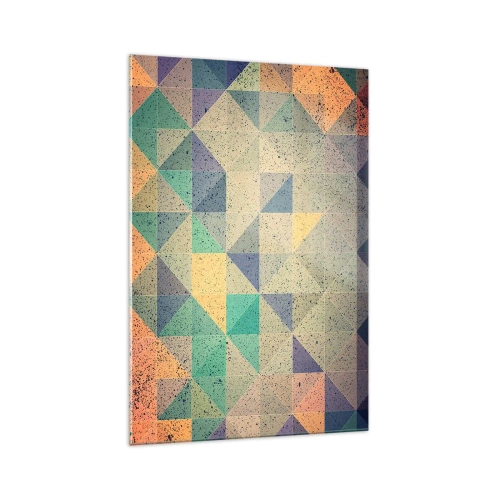 Billede på glas - Republikken trekanter - 70x100 cm