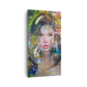 Lærredstryk - Billede på lærred - Bag lufttæppet - 55x100 cm