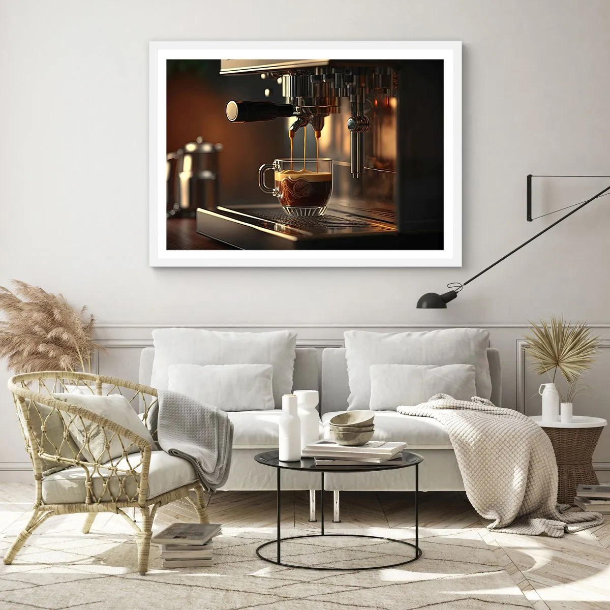 Plakat i hvid ramme - En sensuel blanding - 70x50 cm