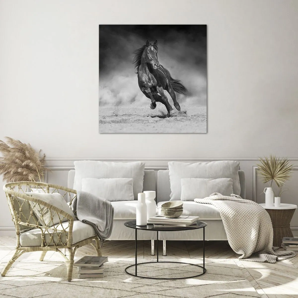 Billede på glas - Værdig til emiren selv - 60x60 cm