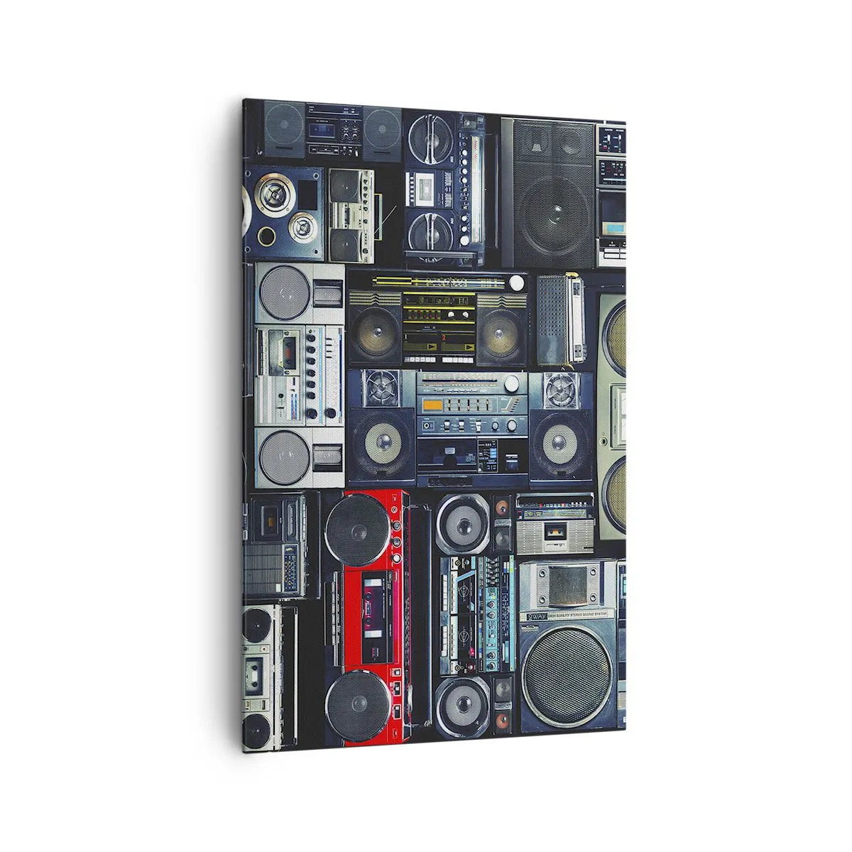 Lærredstryk - Billede på lærred - Nostalgi for 1980'erne. - 80x120 cm