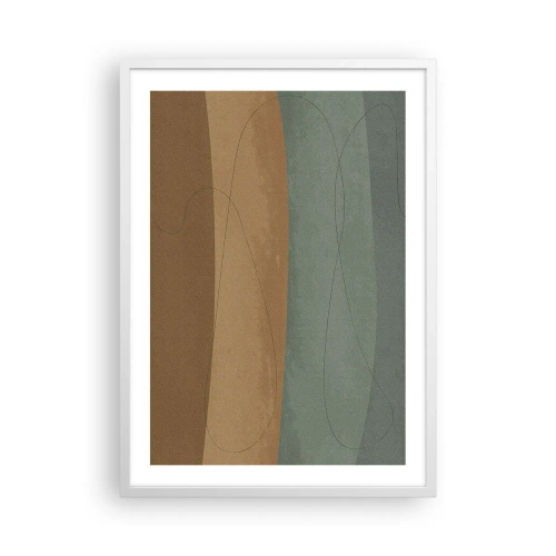 Plakat i hvid ramme - Vandret sammensætning - 50x70 cm