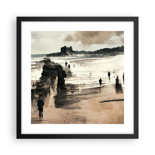 Plakat i sort ramme - Indkaldt - 40x40 cm