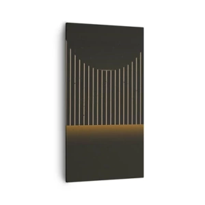 Lærredstryk - Billede på lærred - Udforsk mørket - 55x100 cm