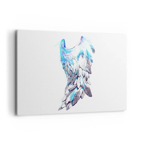 Lærredstryk - Billede på lærred - Jeg har brug for vinger - 120x80 cm