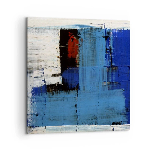 Lærredstryk - Billede på lærred - Det blås hemmelighed - 50x50 cm