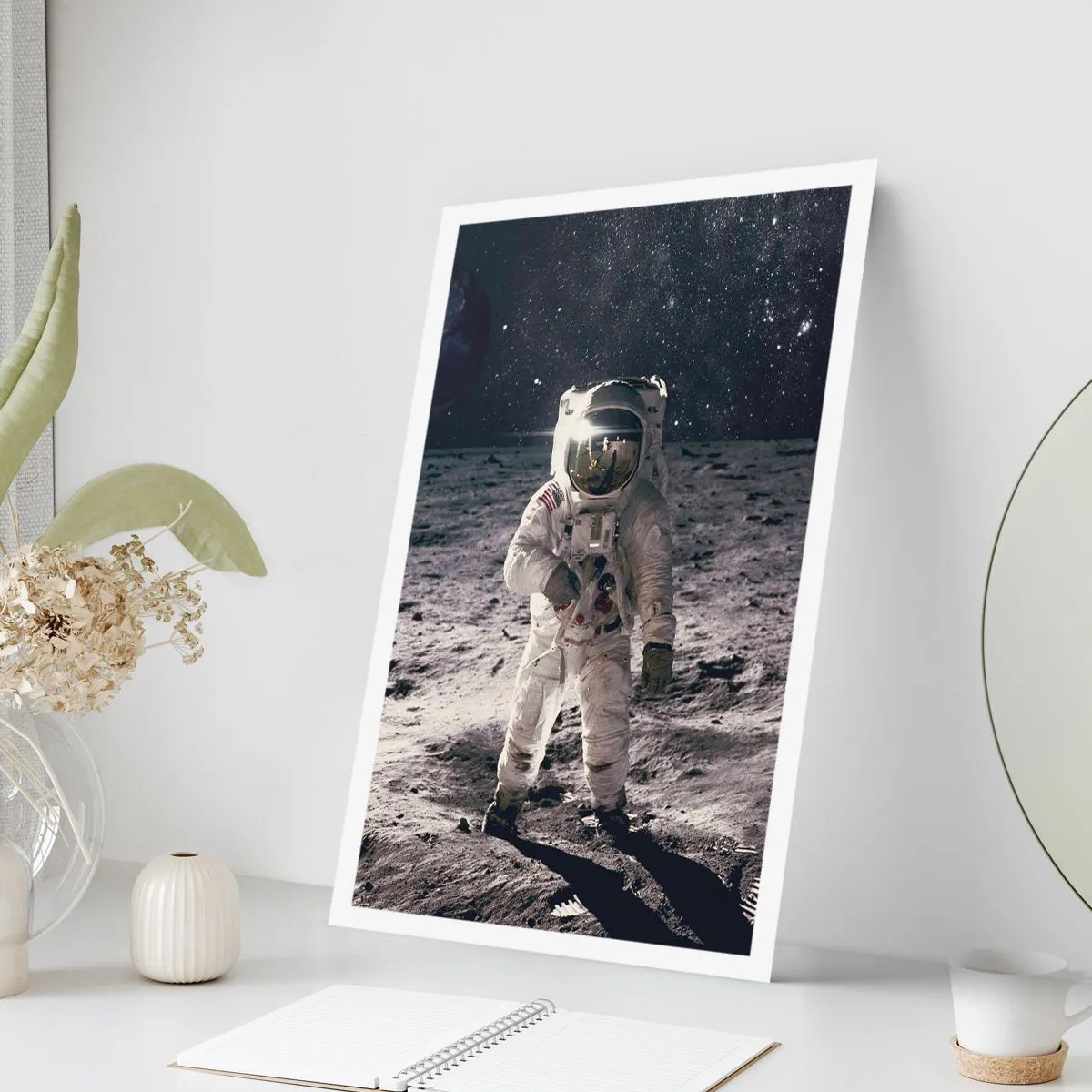 Plakat - Hilsner fra månen - 30x40 cm