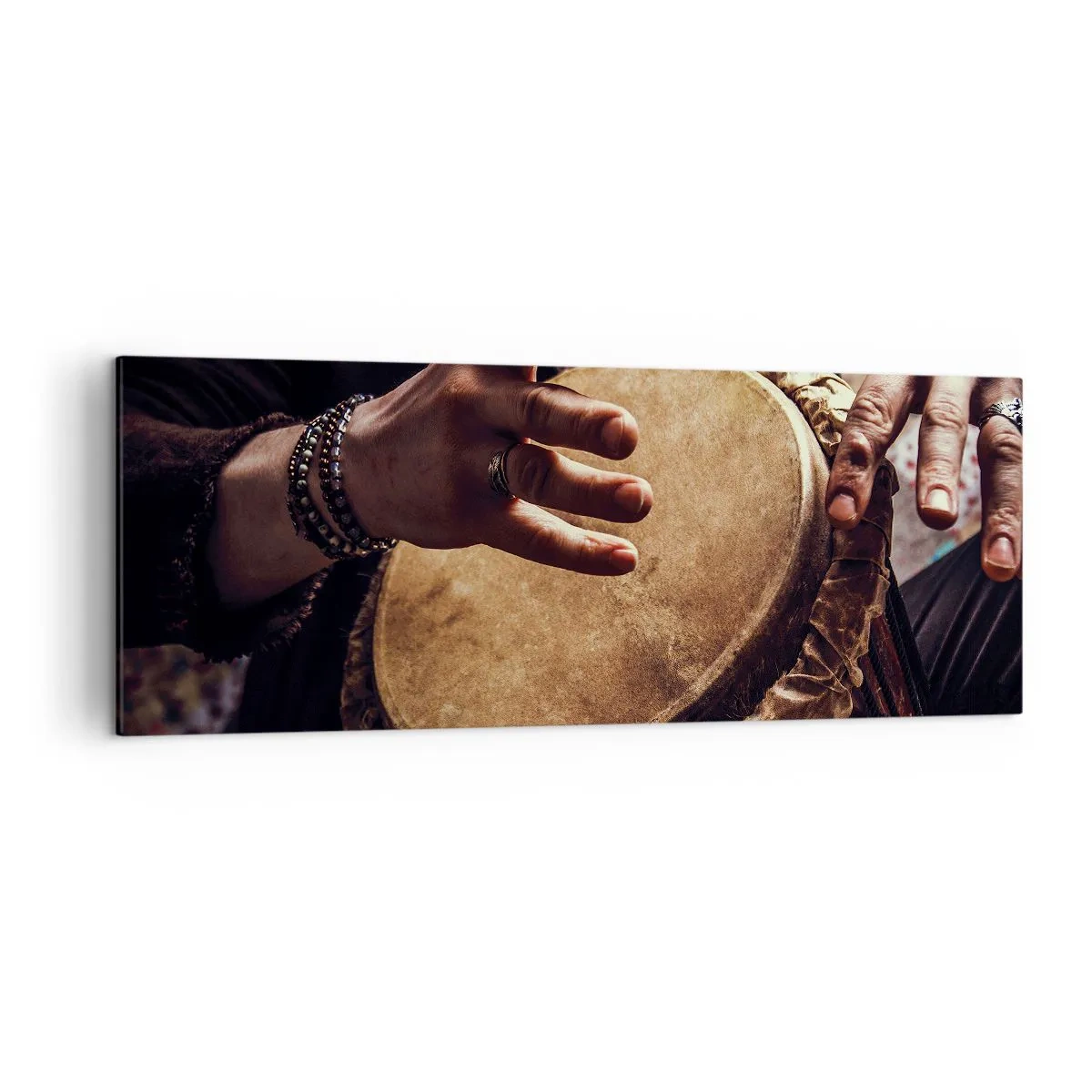 Lærredstryk - Billede på lærred - I hjertets rytme - 140x50 cm