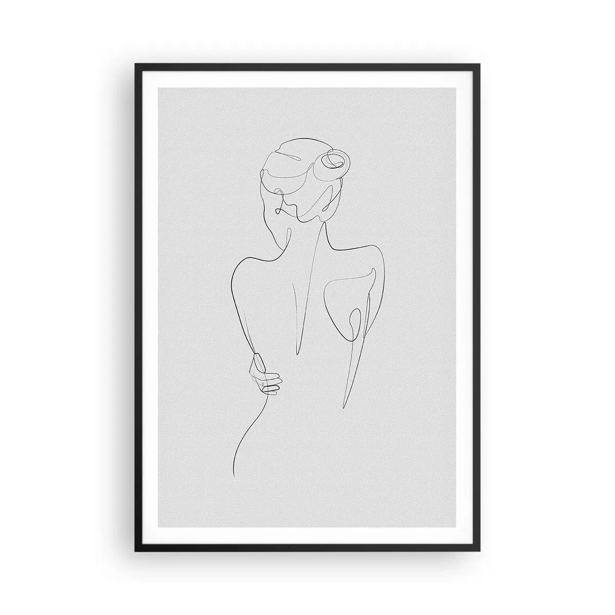Plakat i sort ramme - Kroppens musik - 70x100 cm