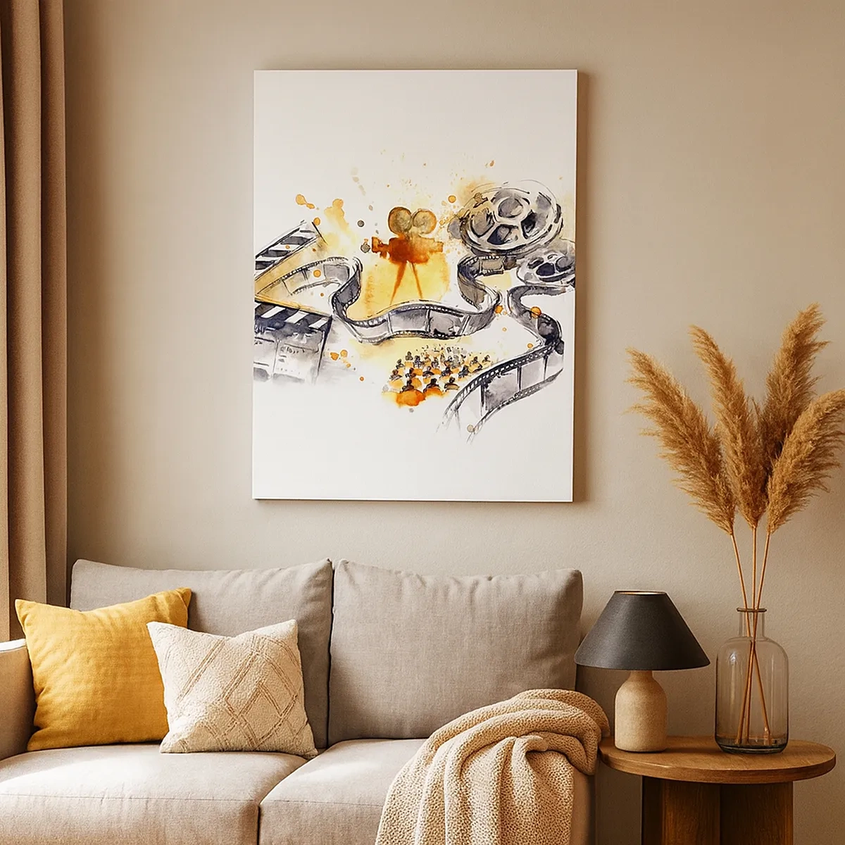 Lærredstryk - Billede på lærred - I drømmeland - 50x70 cm