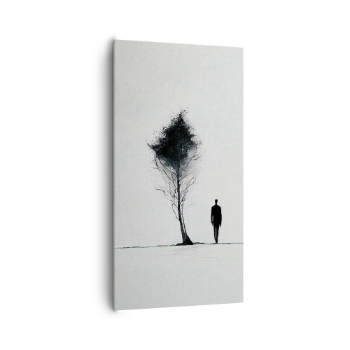 Lærredstryk - Billede på lærred - Vi vandrer alle - 65x120 cm