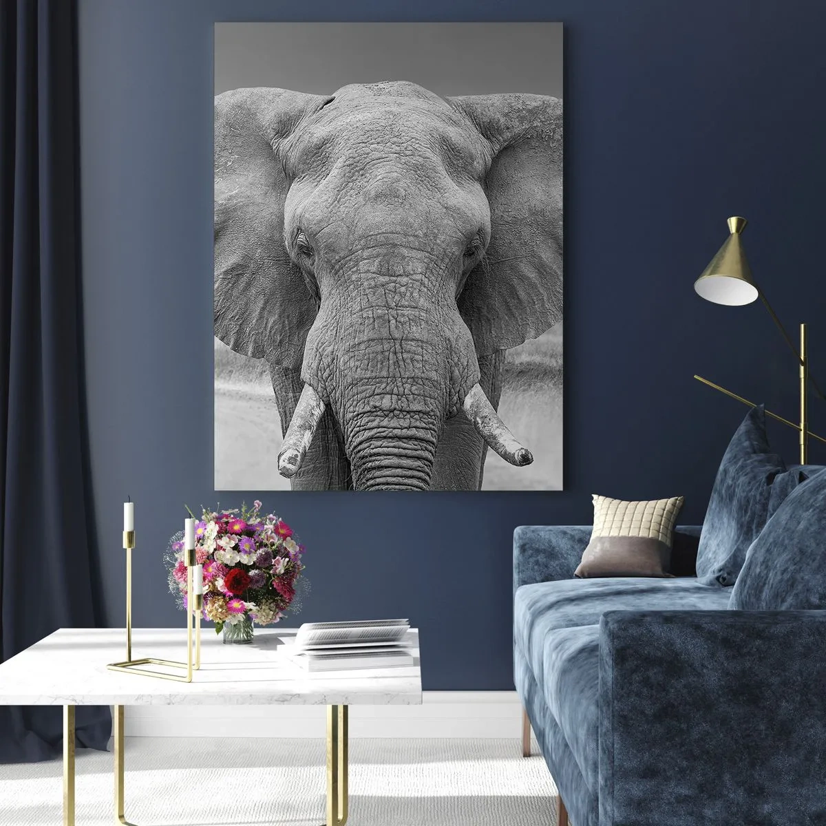Billede på glas - Velkommen til min verden - 70x100 cm