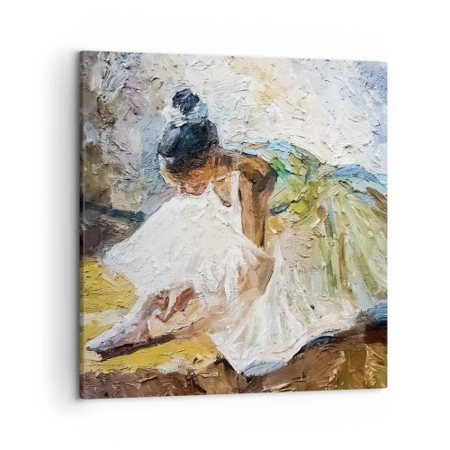 Lærredstryk - Billede på lærred - Fra et maleri af Degas - 50x50 cm