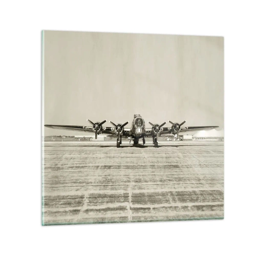 Billede på glas - Som altid klar - 60x60 cm